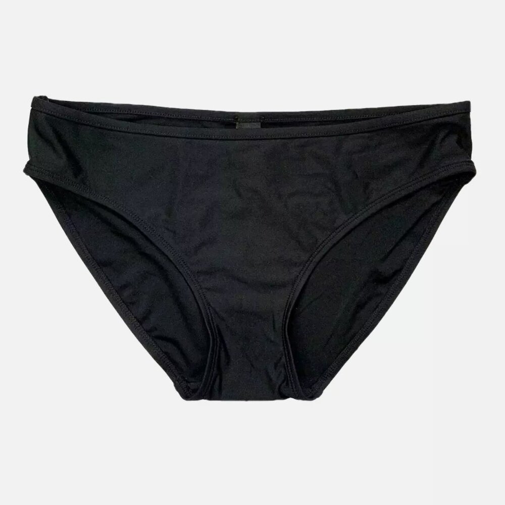 Panache Swimwear Size S Bikini Bottom Solid Black